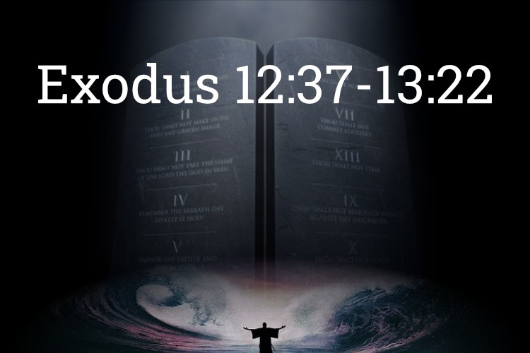 Exodus 12:37-13:22