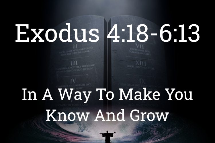 Exodus 4:18-6:13